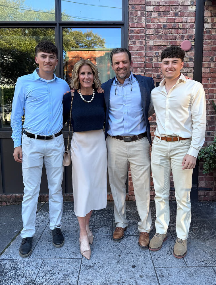 Dr. Gotcher with his family